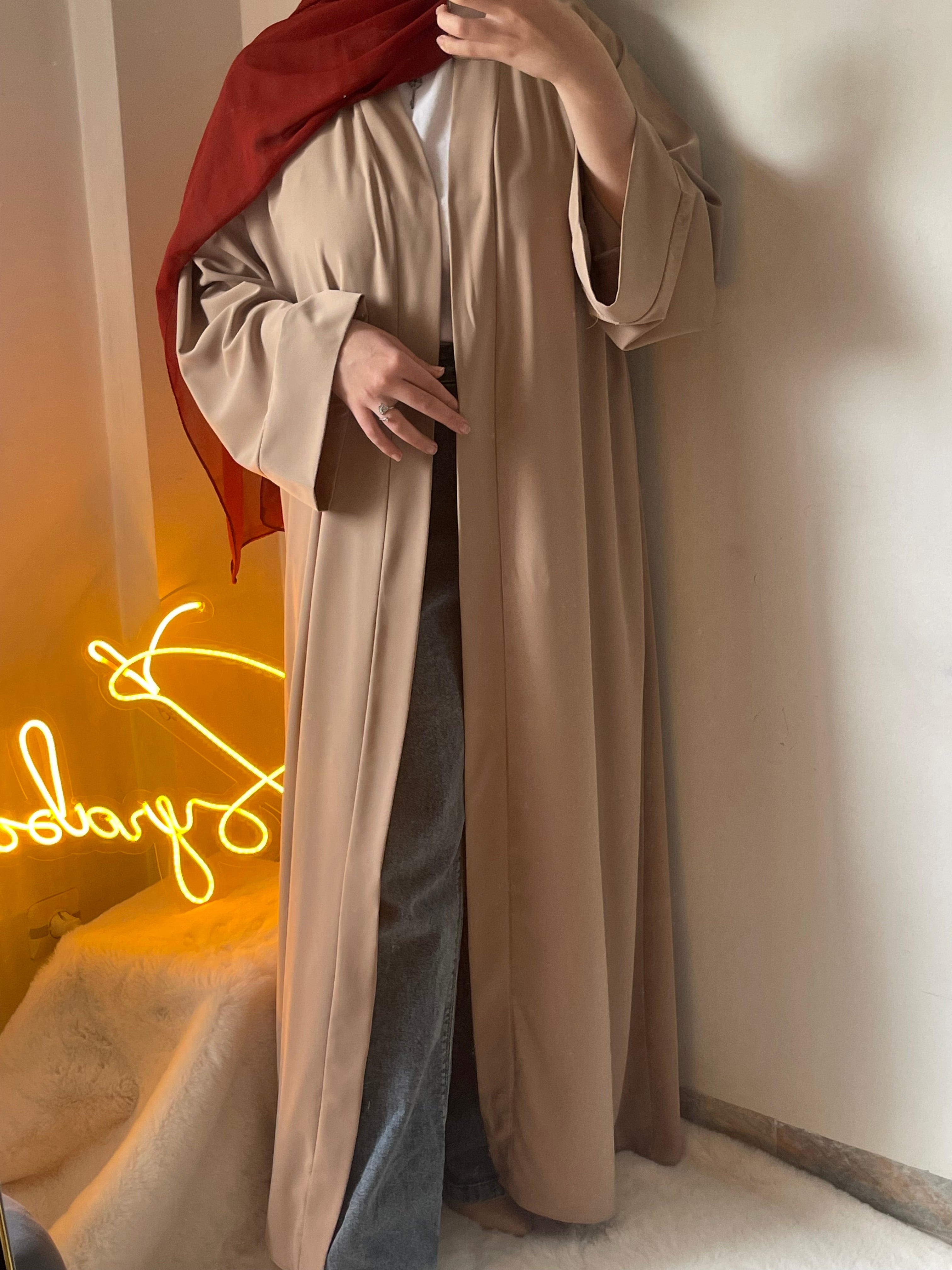 kimono style abaya